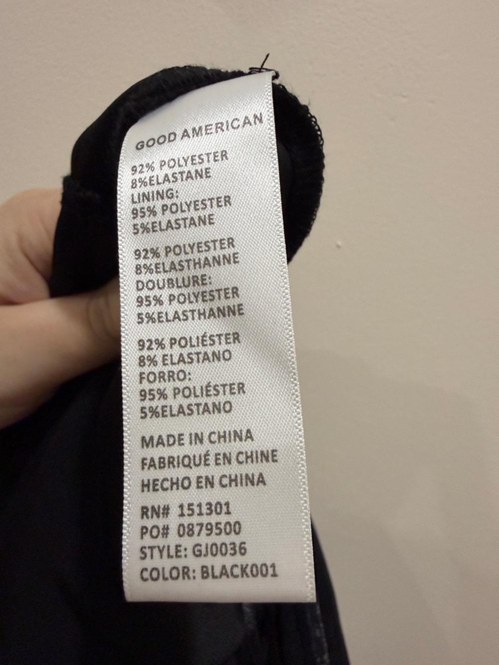 Good American Strapless Black Wide-Leg Jumpsuit - Picture 13 of 14